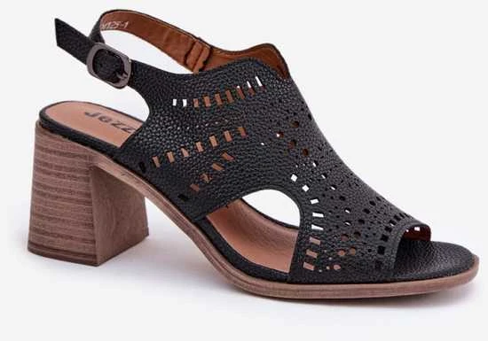 Basutės moterims, elegantiškos, odinės, juodos