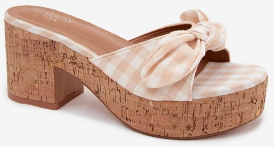 Basutės su kulnu ir platforma Step in style