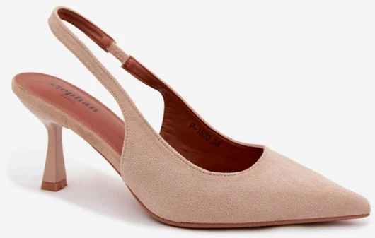 Basutės su smailėjančia nosimi ir 7,5 cm kulnu Step in style