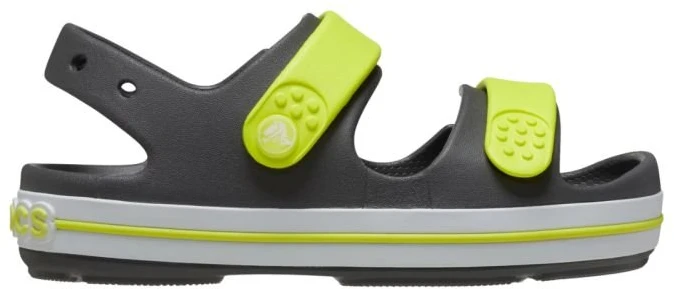 Basutės vaikams Crocs Crocband Cruiser, grafito ir geltonos