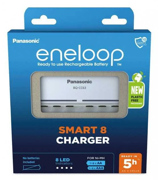 Kroviklis Panasonic ENELOOP BQ-CC63E, 5 val