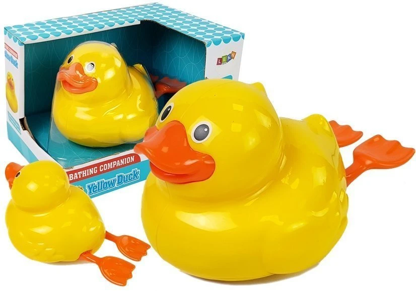 Lean Toys Vonios žaislas - Geltona antis, 18 cm