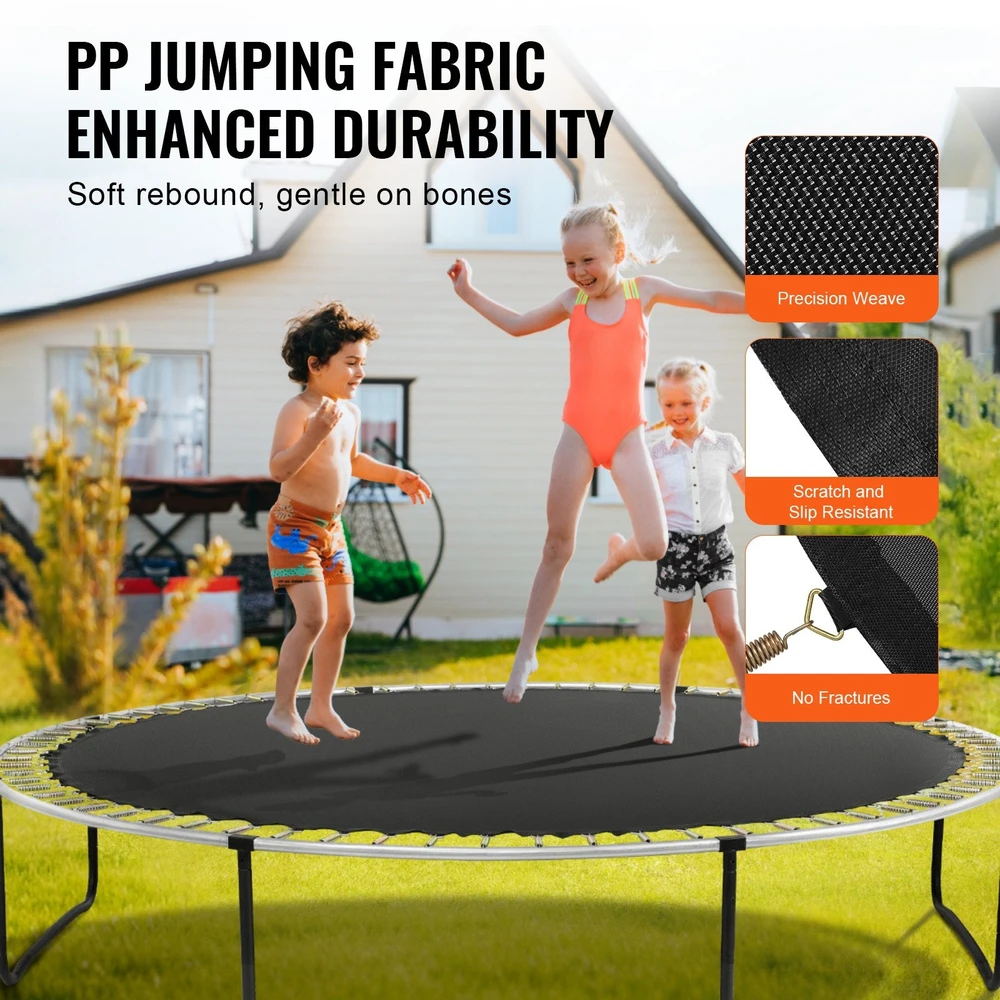 VEVOR Trampolino kilimėlis 12 pėdų rėmui 72 V-žiedai