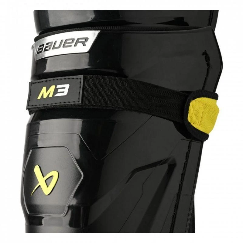 Bauer Supreme M3 Vidutinio dydžio ledo ritulio blauzdų apsaugos