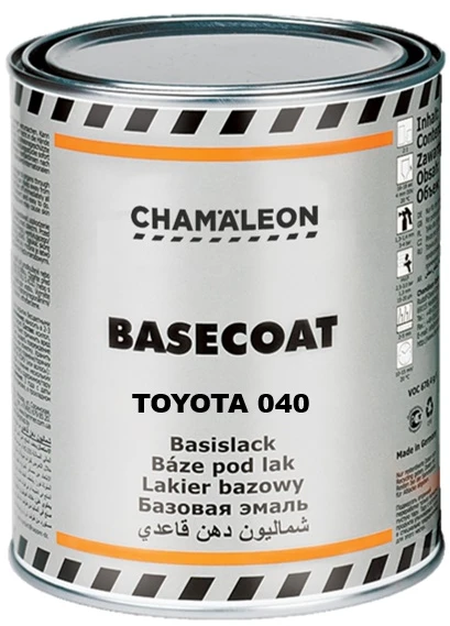 Baziniai dažai balti TOYOTA 040 1L CHAMAELEON