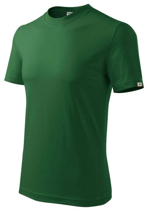 Bazinis unisex T-shirt (buteliuko žalia (prekės ženklo etiketė))