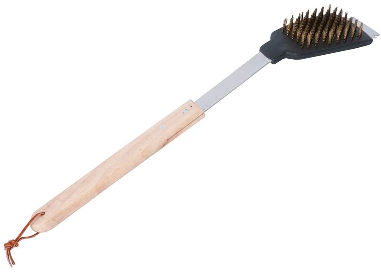 BBQ - grill cleaning brush 2 in 1 brush plus scraper