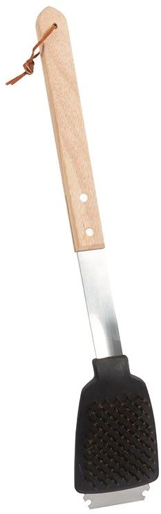 BBQ - grill cleaning brush 2 in 1 brush plus scraper