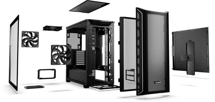 Ausinės be quiet! KOMPIUTERIO KORPUSAS SHADOW BASE 800 DX Juodas
