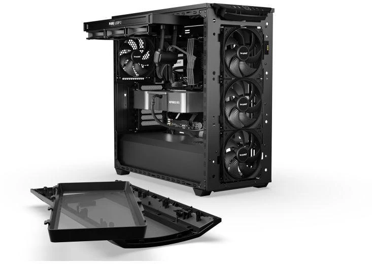 Ausinės be quiet! KOMPIUTERIO KORPUSAS SHADOW BASE 800 DX Juodas
