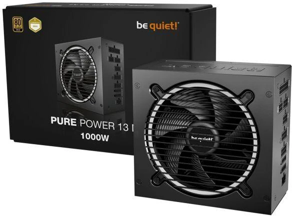 be quiet! Pure Power 13 M | 1000W maitinimo blokas 20+4 kontaktų ATX ATX Juodas