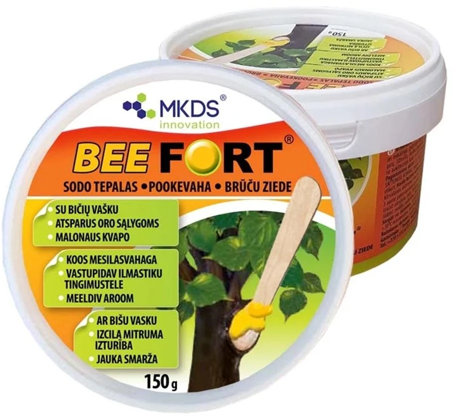 Mkds Tepamas sodo tepalas su bičių vašku BEE FORT, 150 g