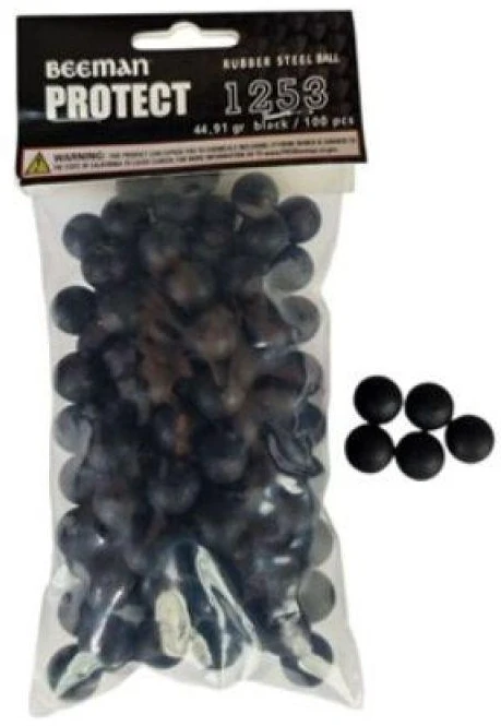 Pistoletų Šaudmenys - BEEMAN BP50 Guminiai Šaudmenys 12.7mm 100 Vnt.