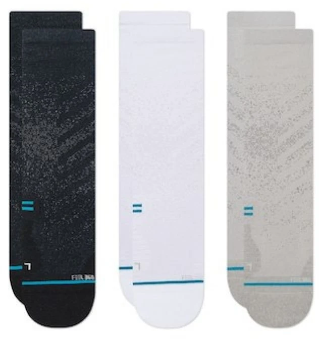 Carruzzo Stance Run LT Crew 3 Pack „Komandos“ tipo kojinės Multi spalvos 3 por.