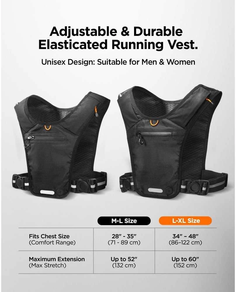 Dėklas Spigen A720 Dynamic Shield Running Vest (M-L) juodos spalvos