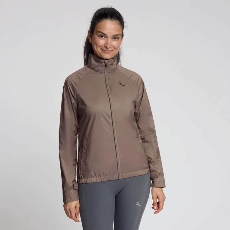 Bėgimo striukė Rogelli Essential, mokka, 2XL