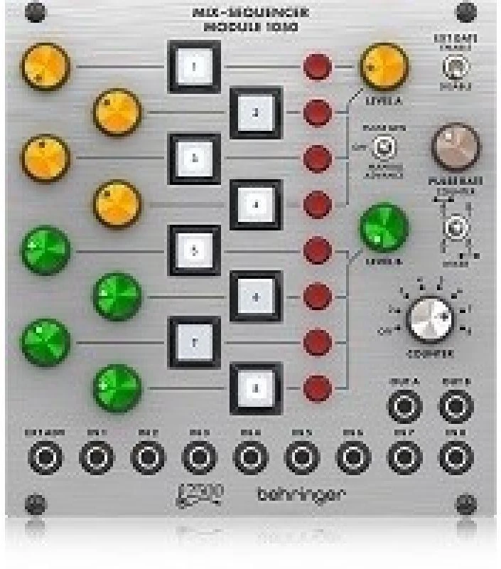 Behringer 1050 MIX-SEQUENCER MODULE 2500 serijos modulinio sintezatoriaus modulis