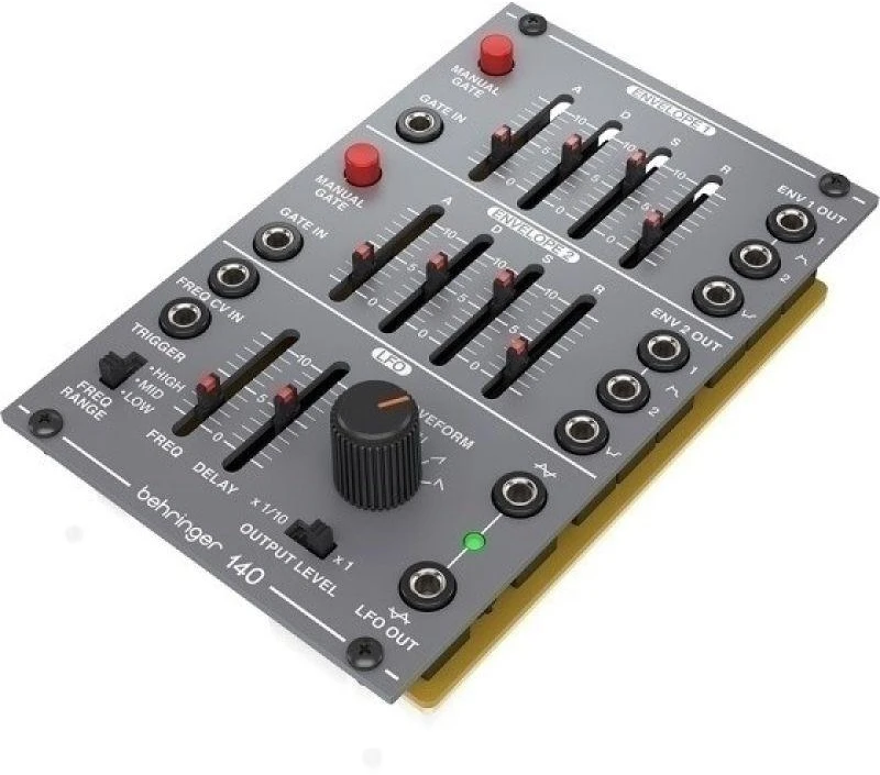 „Behringer 140 Dual Envelope/LFO Modulis“ modulinis sintezatorius