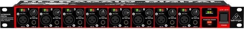 Garso sąsaja - Behringer ULTRAGAIN ADA8200 8 kanalai 24 bitai