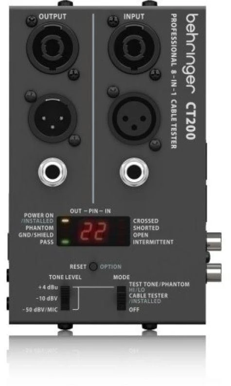 Kabelių testeris Behringer CT200