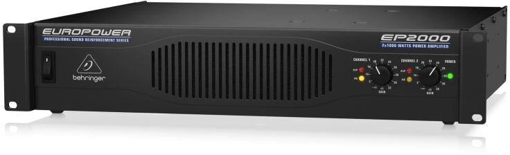 Behringer EP2000 garso stiprintuvas Pasirodymai / scena Juoda