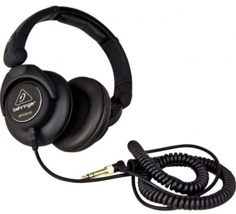 Behringer HPX6000 Ausinės be mikrofono ir ausinės su mikrofonu Vielinis Su lankeliu Juoda
