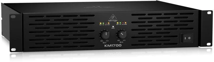 Behringer KM1700 garso stiprintuvas, skirtas pasirodymams ir scenai, juodas