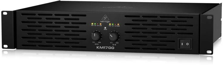 Behringer KM1700 garso stiprintuvas, skirtas pasirodymams ir scenai, juodas