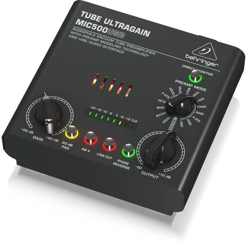 Behringer MIC500USB pradinis garso stiprintuvas