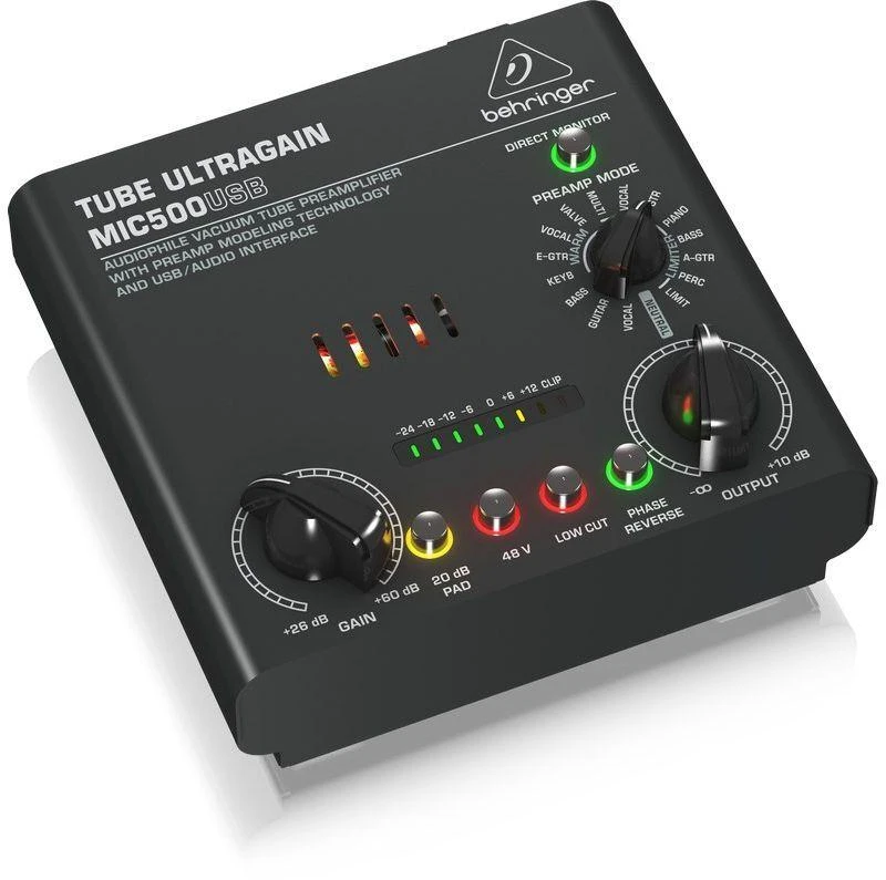 Behringer MIC500USB pradinis garso stiprintuvas
