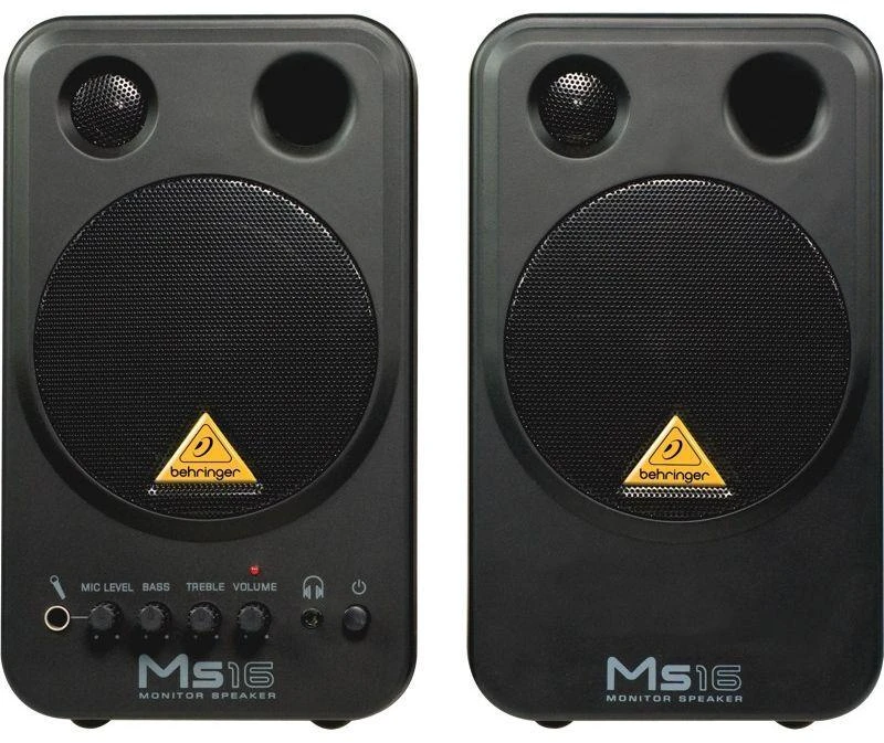 Behringer MS16 dvikryptis garsiakalbis, juodas, laidinis, 16 W