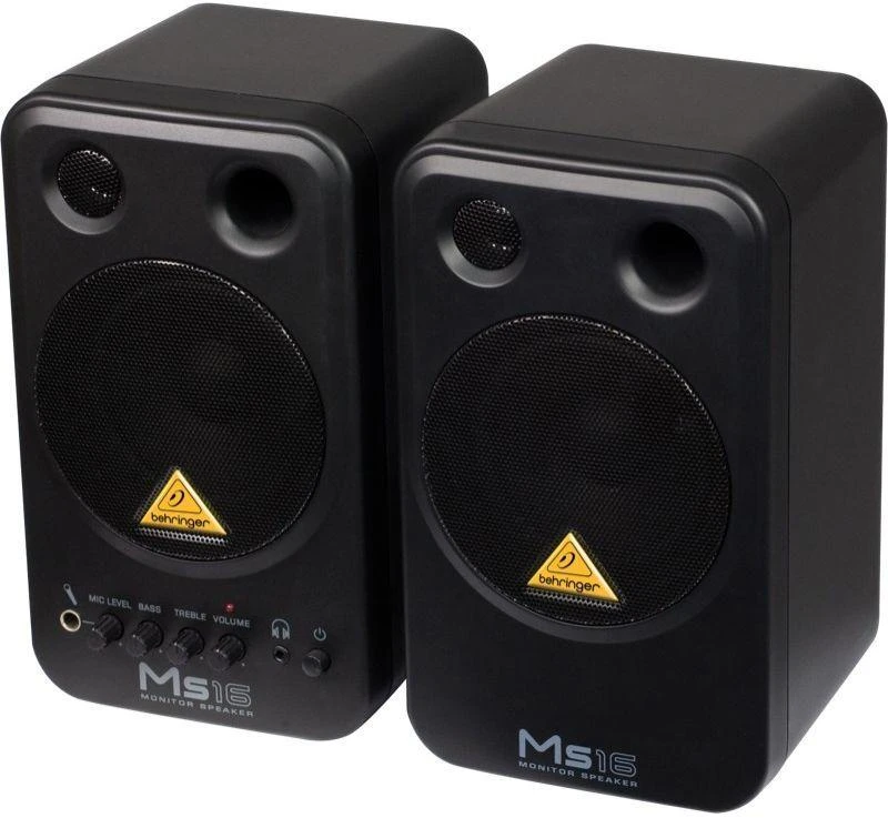 Behringer MS16 dvikryptis garsiakalbis, juodas, laidinis, 16 W