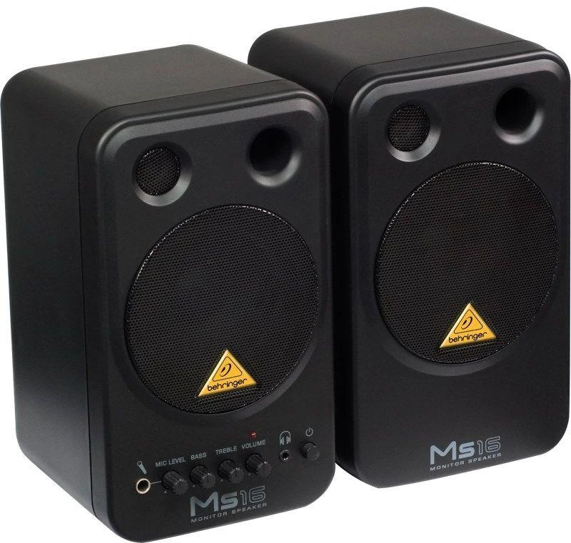 Behringer MS16 dvikryptis garsiakalbis, juodas, laidinis, 16 W
