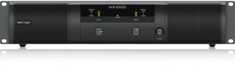 Behringer NX1000 garso stiprintuvas Pasirodymai / scena Juoda