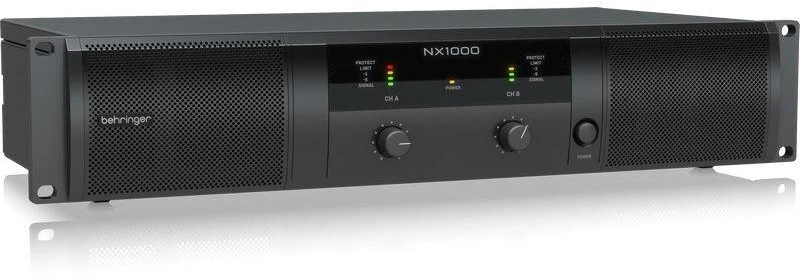 Behringer NX1000 garso stiprintuvas Pasirodymai / scena Juoda