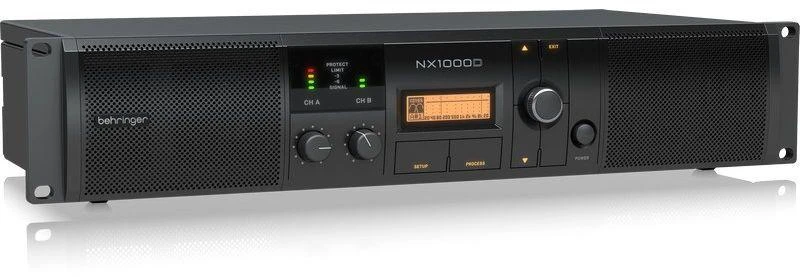 Behringer NX1000D garso stiprintuvas Pasirodymai / scena Juoda