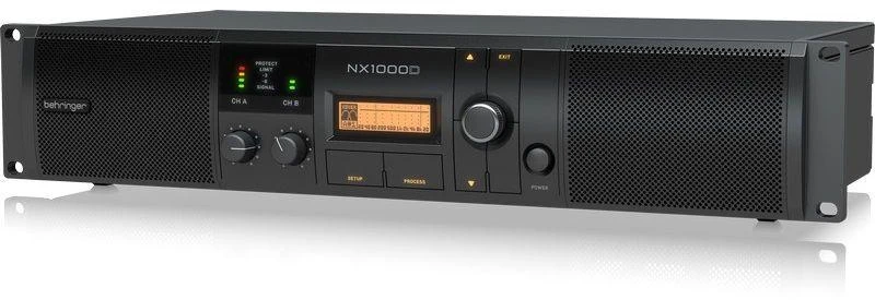 Behringer NX1000D garso stiprintuvas Pasirodymai / scena Juoda