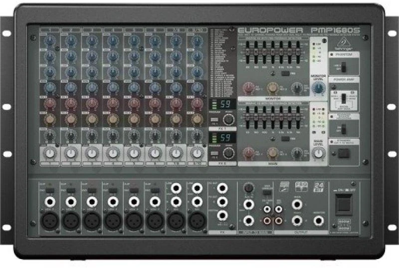 Behringer PMP1680S garsų maišiklis 10 kanalai 10 – 200000 Hz Juoda