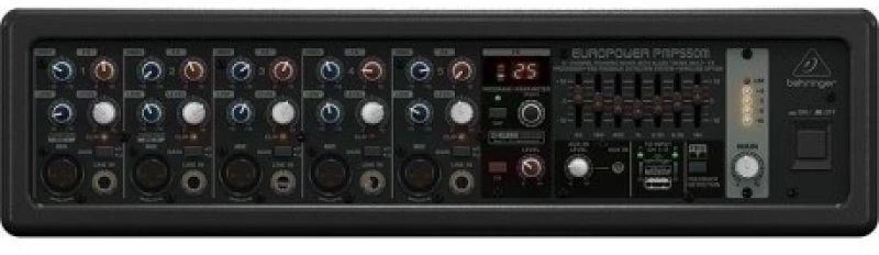Behringer PMP550M garso pultas, 5 kanalai, 20 - 20000 Hz, juodas
