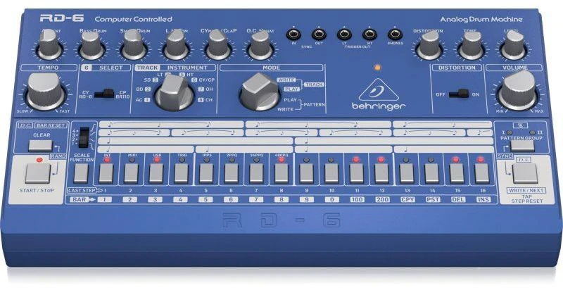 Behringer RD-6-BU ritmo/būgnų mašina