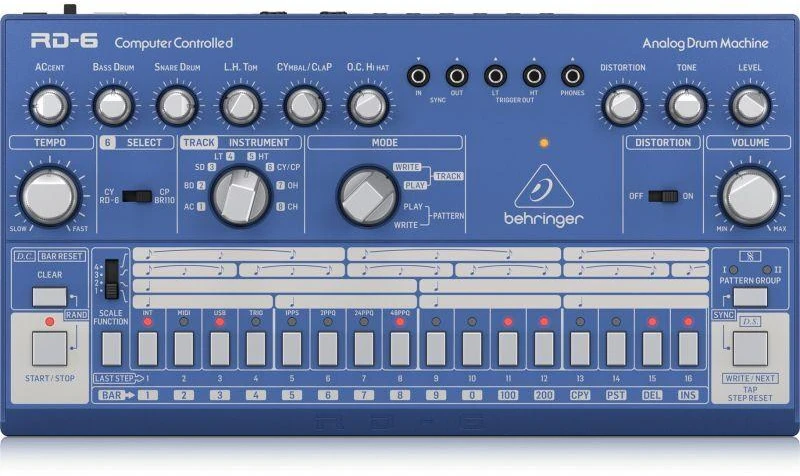 Behringer RD-6-BU ritmo/būgnų mašina