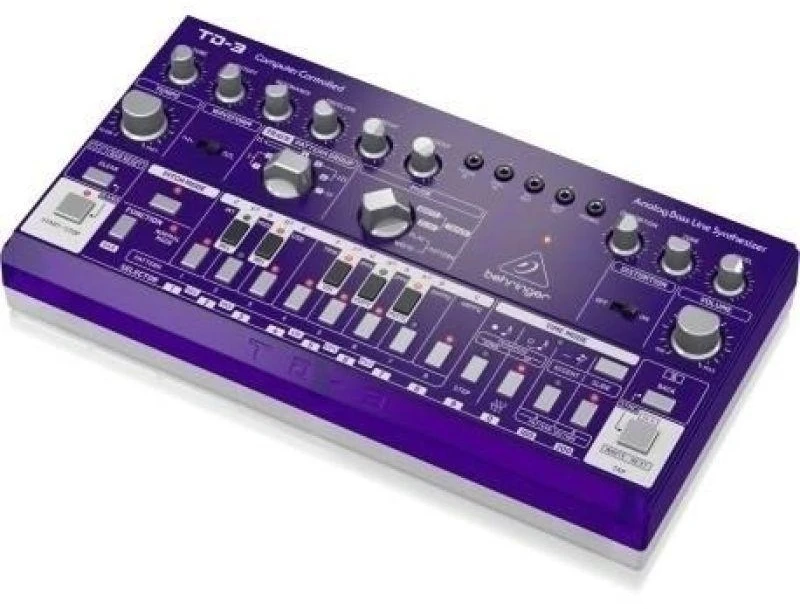 Behringer TD-3-GP bosinės linijos sintezatorius, violetinis