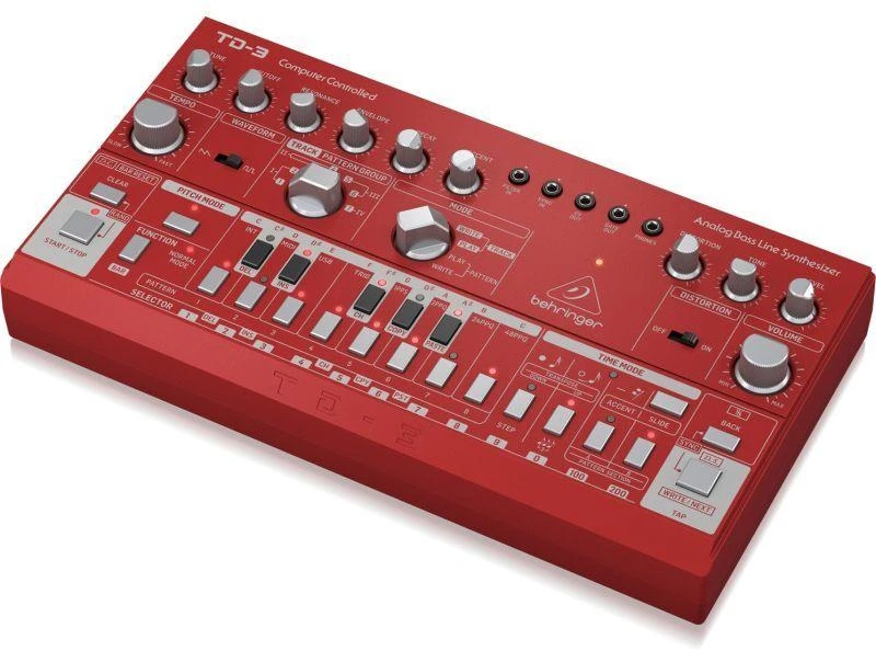 Behringer TD-3-RD sintezatorius Analoginis sintezatorius Raudona