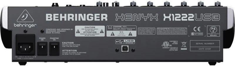 Garso Pultas - Behringer X1222USB 4 Kanalai