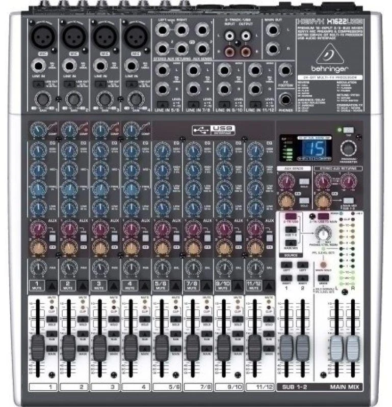 Behringer X1622USB 16 kanalai 10 – 200000 Hz