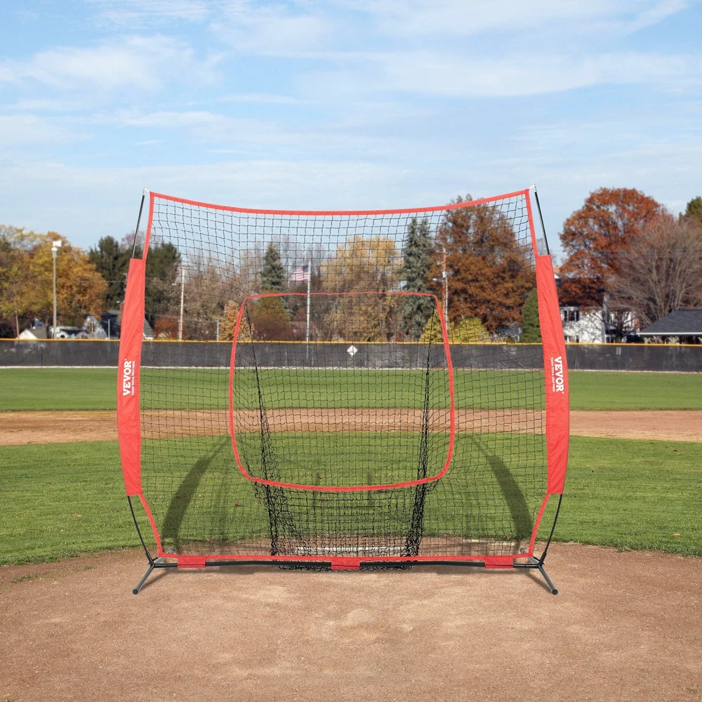 VEVOR 7x7 pėdų beisbolo ir softbolo tinklas