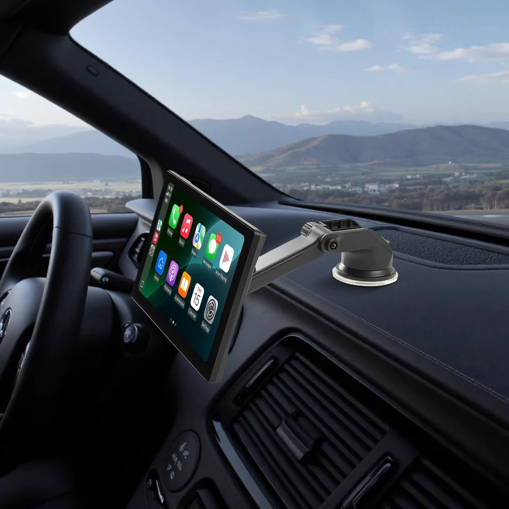 Automagnetola VEVOR automobilinė „CarPlay“ stereosistema su jutikliniu ekranu