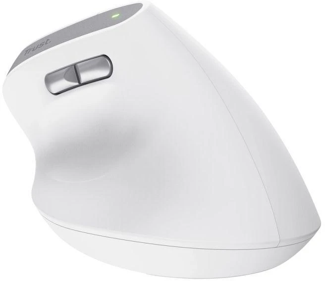 Trust Bayo II - Ergonomic Belaidė pelė (baltas)