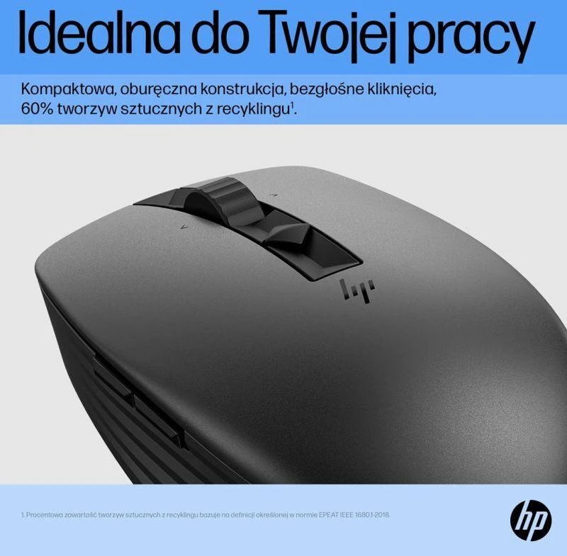 Pelė Hewlett Packard (HP) Myszka HP 710 belaidė juoda