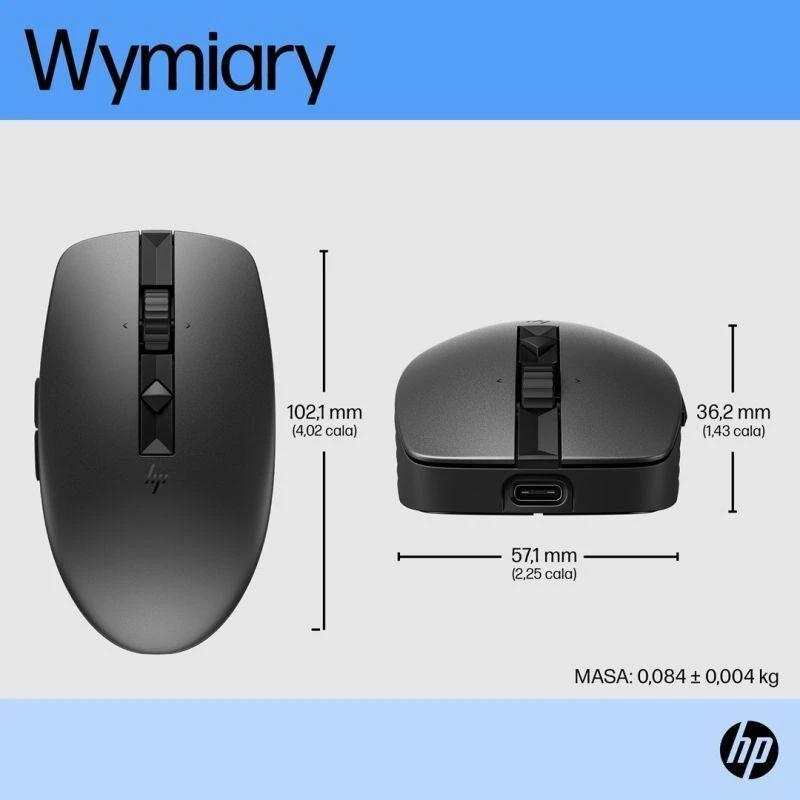 Pelė Hewlett Packard (HP) Myszka HP 710 belaidė juoda